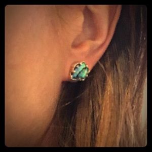 Kendra Scott Tessa Stud Earrings—Abalone